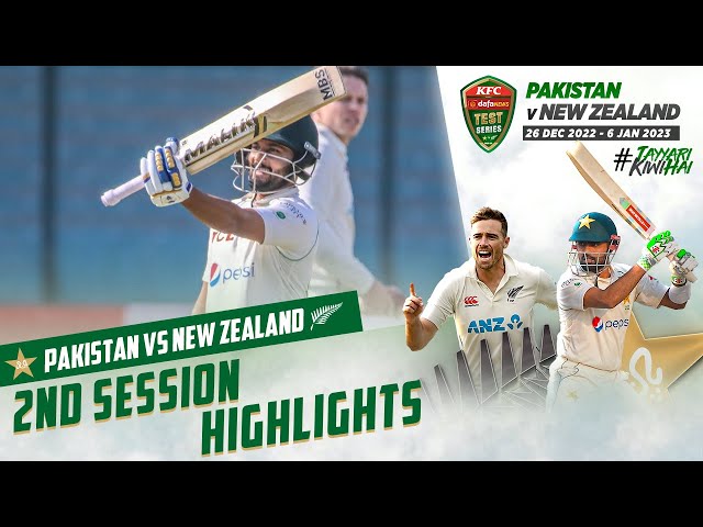 2nd Session Highlights | Pakistan vs New Zealand | 2nd Test Day 3 | PCB | MZ2L