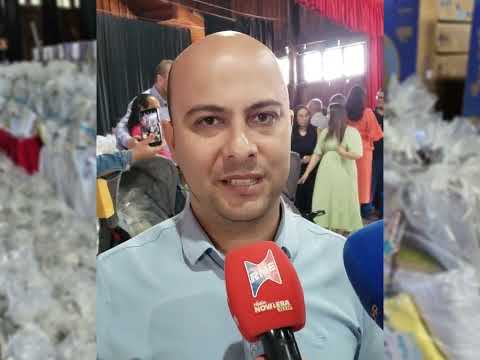 Prefeito de Manoel Ribas, Corona, recebem kit para gestantes no Secretário Carboni