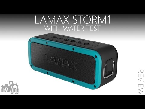 LAMAX Storm1 LMXSM1 nešiojama kolonėlė mėlynos spalvos video