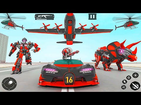 Dragon Robot Police Truck Wars Games - iOS Android Gameplay