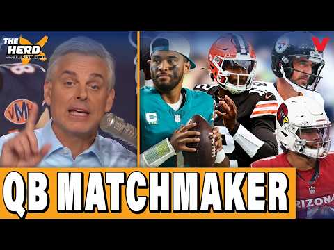 Colin Cowherd plays QB MATCHMAKER: Where should Rodgers, Tua, Shedeur & Kyler go? | HERD NFL