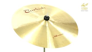 Video thumbnail for Turkish Cymbals · Millennium Ride (1976g) 20" · Cymbal Planet ID: TRI20MI03 by Cymbal Planet