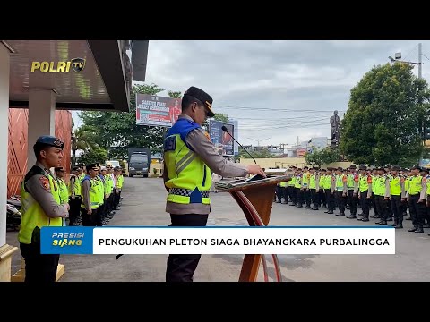POLRES PURBALINGGA KUKUHKAN PLETON SIAGA BHAYANGKARA