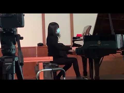 Kate Liu practicing Chopin fantasy