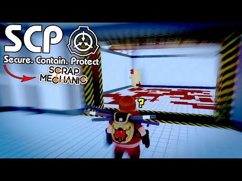 SCP Containment Breach Meets Scrap Mechanic Escape Rooms! - Scrap Mechanic Challenge Mode Video