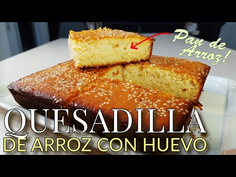 Como hacer Quesadilla de Arroz | Pan de Arroz, Queso y Huevo
