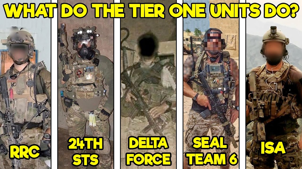 Inside the U.S. Military’s Five ELITE Tier One Units (What do they do?)