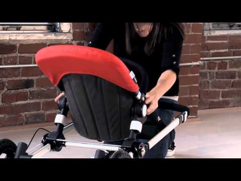 bugaboo cameleon demo - beach/snow: 2 wheel position