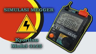 Praktek Megger Instalasi Listrik Pakai Alat Merk Kyoritsu Model 3125