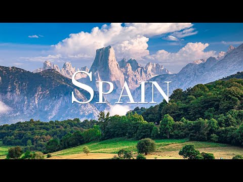 Spain 4K - Relaxing Sleep Music Deep Sleeping Music, Relaxing Music, Stress Relief, Meditation Music