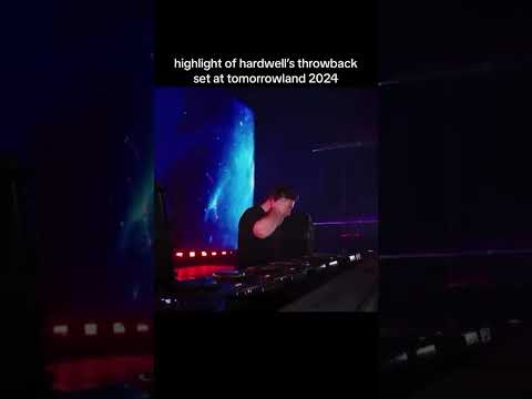 Hardwell played mashup of Linkin Park’s “Numb” vs Sowtek’s “Cannonball” at Tomorrowland 2024 #shorts