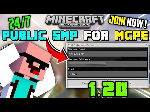 Best Public LIFESTEAL SMP For Minecraft PE 1.20 | JAVA/PE | How To Join 24x7 SMP In MCPE 1.20