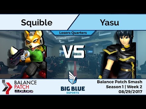 Balance Patch Melee 2 - Squible vs. Yasu - Losers Quarters