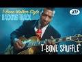 T-Bone Shuffle backing track in G | T-Bone Walker style swinging shuffle