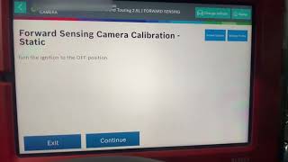 2018 Mazda Cx-5 . Forward sensing camera re-calibration.