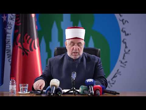 Urimi i Myftiut të Kosovës, Naim ef. Tërnava, me rastin e fillimit të muajit të bekuar Ramazan