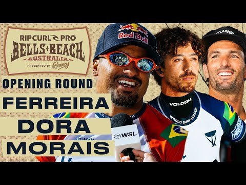 Italo Ferreira, Yago Dora, Frederico Morais | Rip Curl Pro Bells Beach 2024 - Opening Round