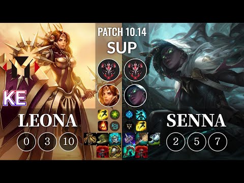 YM Ke Leona vs Senna Sup - KR Patch 10.14