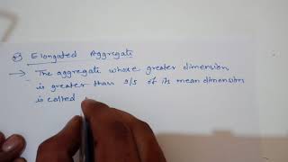 Concrete technology CH-1 (LEC-07) classification of aggregate based on shape in Hindi