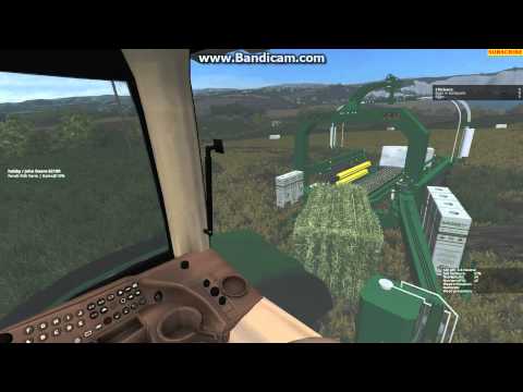 WRAPPING SQUARE BALES PART 2 / SANDY BAY / FARMING SIMULATOR 15