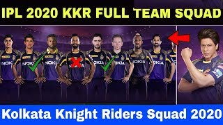 Vivo IPL 2020 Kolkata Knight Riders Full Team Squad | IPL 2020 KKR Squad | KKR Player List