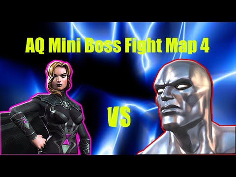 Easy Fight Against Silver Surfer AQ Mini Boss Map 4 - #MarvelContestOfChampions