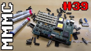 A Mac Classic accelerator, some chips as old as me and some Sharpie paint pens