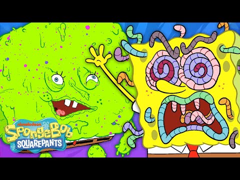 7 Times SpongeBob's Pores Grossed Us Out! ? | SpongeBob