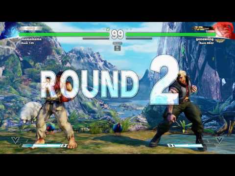 SFV~ Ryu (MCZ Daigo Umehara) vs. Nash (genewong) HD
