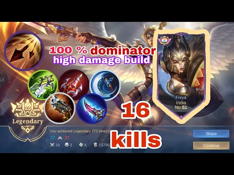 Freya's Unstoppable Rampage: A Remarkable 16-Kill Streak in MLBB