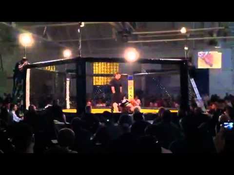 Bruce Boyington - Portland Maine's First CageFX MMA KO, Stevens Armory