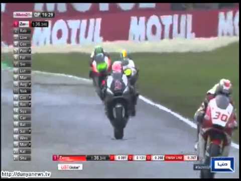 Valentino Rossi claims first pole position of MotoGP season