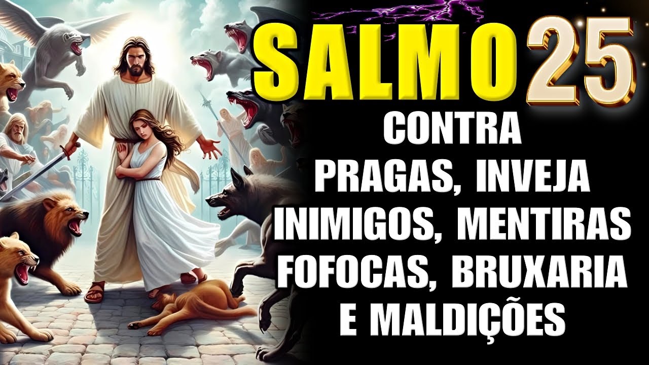 ⭐SALMO 25: para EXPULSAR INIMIGOS e alcançar Ajuda e Proteção Divina Ainda Hoje.