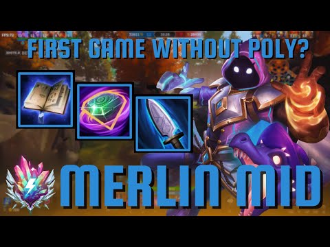 FIRST GAME WITHOUT POLY? - Merlin Mid Smite 2 Gameplay