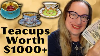 Teacups That Sell For BIG MONEY $1000+ Brands Worth More Than GOLD