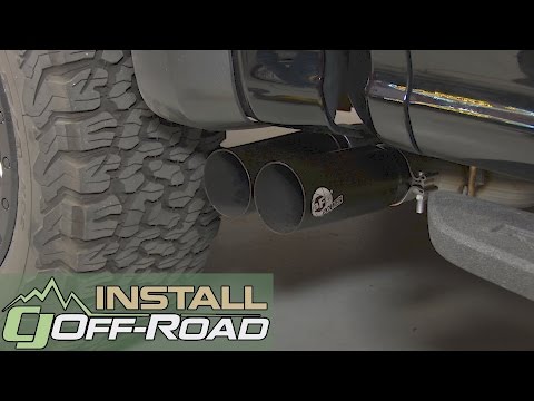 F-150 Raptor aFe Cat-Back Exhaust 3" SS Rebel Dual Side Exit With Black Tips 2017 Installation