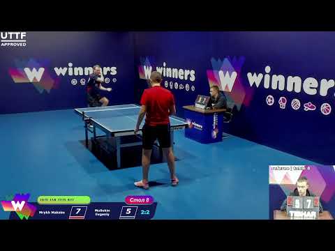 Mrykh Maksim - Muliukin Evgeniy. WINners CUP Table Tennis 8 1.01.2021 19:45