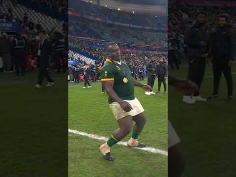 Dance like nobody's watching 🕺🏿🇿🇦 #Rugby #Shorts #RWC2023