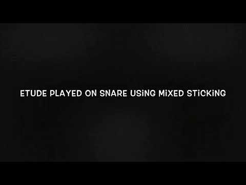 Gary Chaffee Rhythm and Meters - Etude 1 over an ostinato (drum lesson)