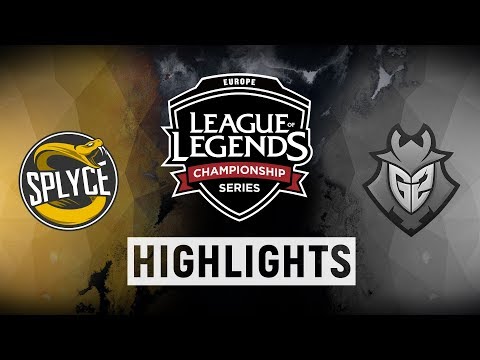 SPY vs. G2 - EU LCS Week 9 Day 2 Match Highlights (Spring 2018)
