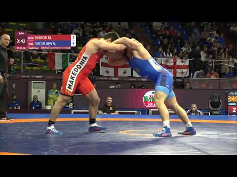 Qual. FS - 97 kg: M. NUROV (MKD) v. A. SADULAEV (RUS)