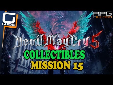 DMC 5 - Mission 15 Collectibles (Secret Mission & Blue Orb Fragments)
