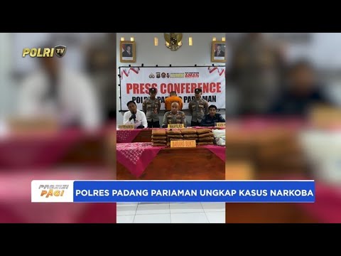 POLRES PADANG PARIAMAN UNGKAP KASUS NARKOBA
