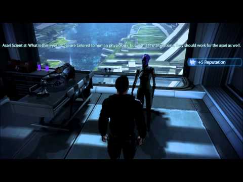 Mass Effect 3 Post-Grissom Traynor's Happy, Steve's Sad, and Kaiden's Lucky