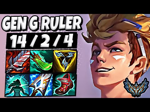 Ezreal vs Varus ADC [ Gen.G Ruler ] Patch 25.7 Korea Challenger ✅
