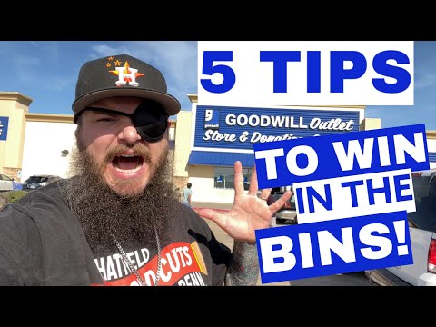 Goodwill Bins (Outlet) 5 Tips to Win for Beginners