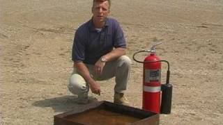 CO2 - How to use a fire extinguisher  training