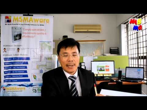 How to design detention basin in MSMA Manual Saliran Mesra Alam Malaysia by JPS MSMAware software