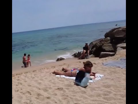 Badalona Beach in Barcelona, Spain - July 2022 (Part 2)