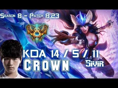 Crown SIVIR vs KALISTA ADC - Patch 8.23 KR Ranked